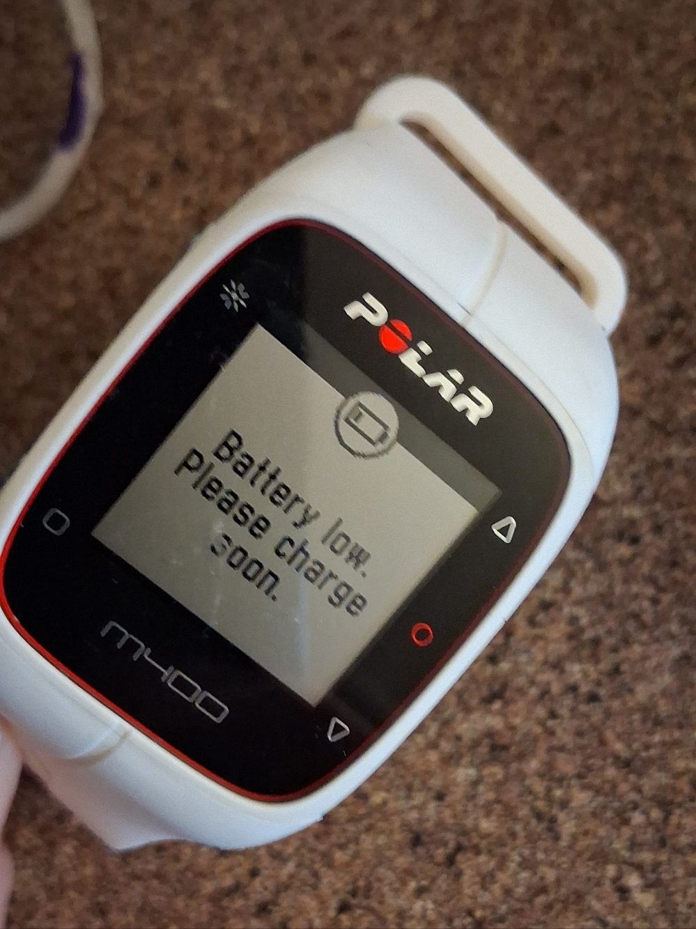 Polar M400 GPS Watch, a multisport fitness tracker.  Heart Rate Compatible